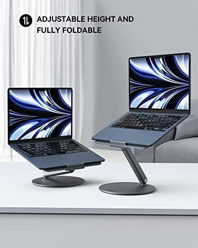360 rotating aluminum laptop desk stand — photo 3