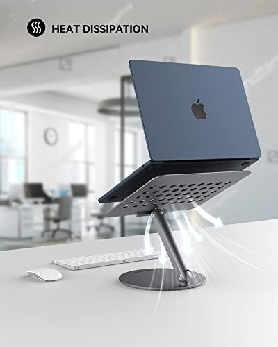 360 rotating aluminum laptop desk stand — photo 4