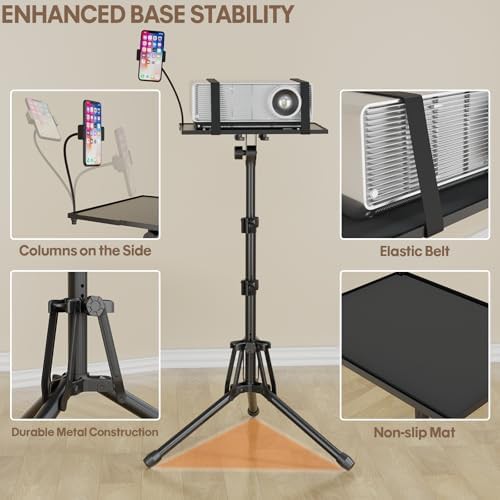 Adjustable tripod projector stand up to 61 inches — photo 3