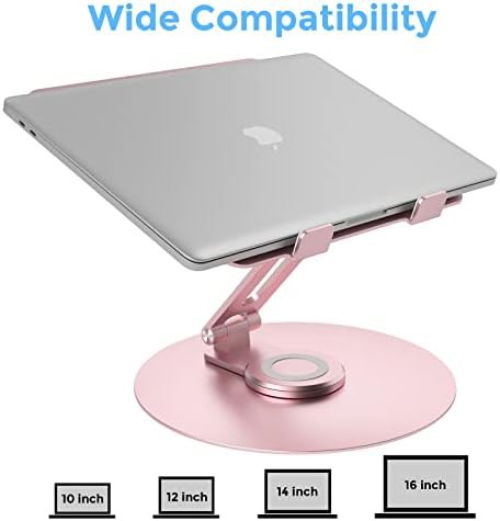 Pink Aluminum Swivel Ergonomic Stand — photo 3