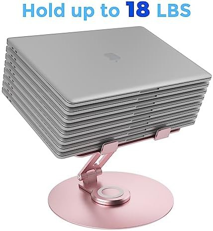 Pink Aluminum Swivel Ergonomic Stand — photo 4