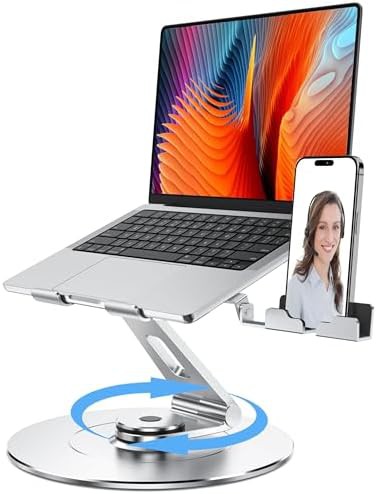 Aluminum stand with phone holder