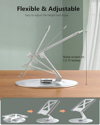 Aluminum stand with phone holder — photo 3