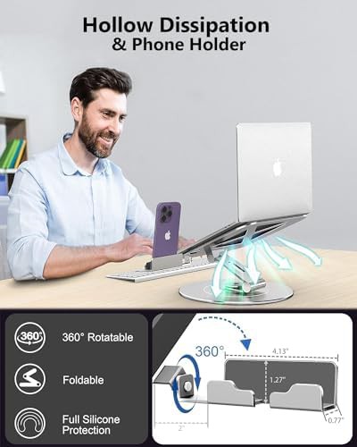 Aluminum stand with phone holder — photo 4