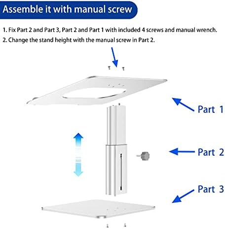 Silver adjustable notebook riser for 15.6 — photo 5