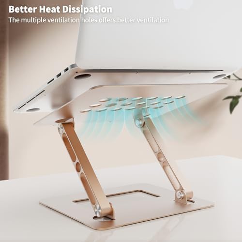 Gold Aluminum Handy Laptop Riser 17.3 — photo 3