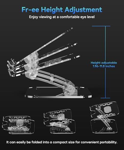 Clear Acrylic Foldable Stand Two Pack — photo 3