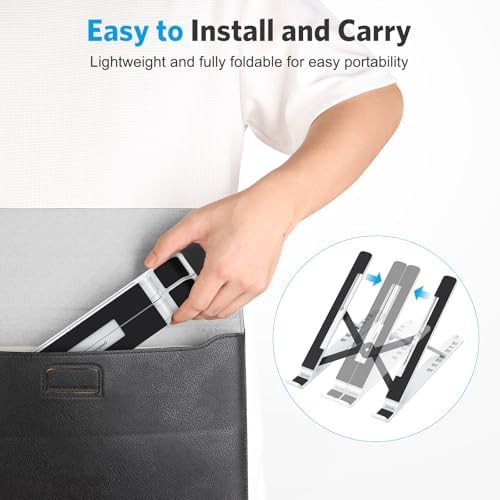 Portable ABS adjustable computer stand — photo 5