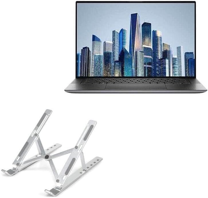 Metallic silver workstation riser for Dell Precision