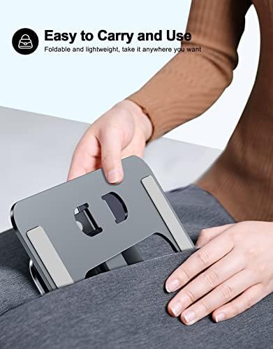 Metallic Foldable Laptop Riser Holder — photo 4