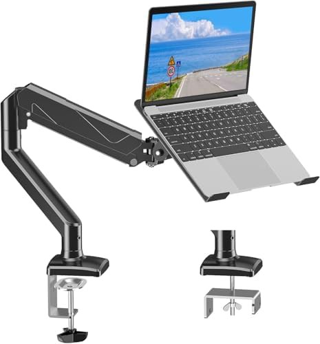 Aluminum Monitor and Laptop Desk Mount Arm