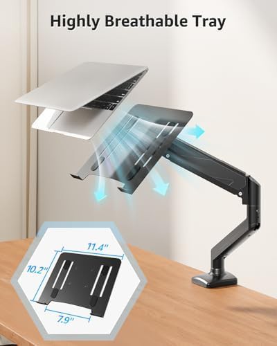 Aluminum Monitor and Laptop Desk Mount Arm — photo 5