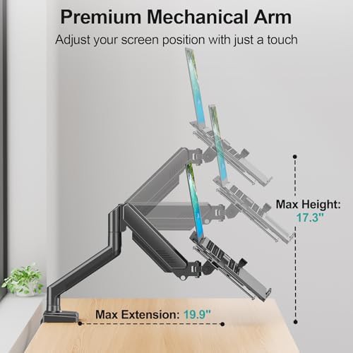 Aluminum riser desk arm mount — photo 5