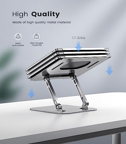 Orlian adjustable aluminum laptop stand for desk — photo 5