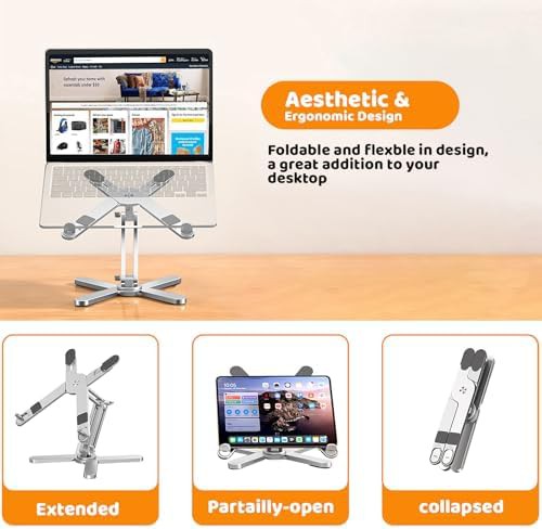 Silver 360 rotating desk stand — photo 4