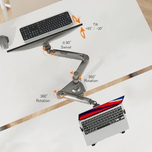 Dual Arm Monitor and Laptop Mount 17 — photo 5