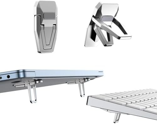 Zinc Alloy Silver Keyboard Stand Set