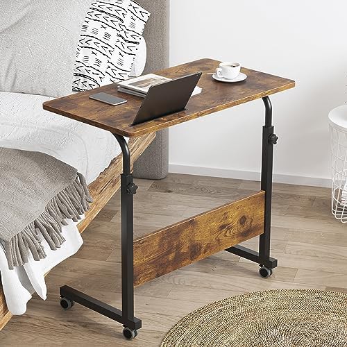 Retro metal rolling desk with adjustable height — photo 4