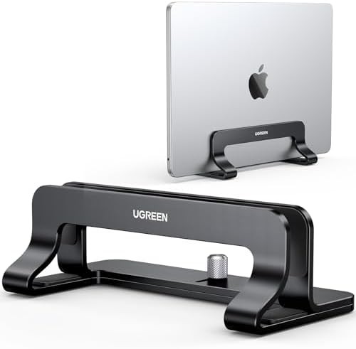 Black aluminum vertical gaming stand