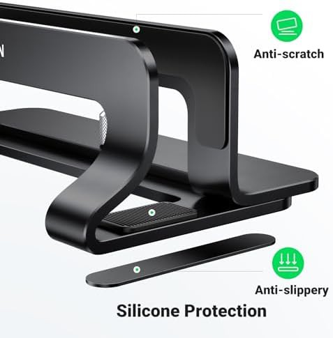 Black aluminum vertical gaming stand — photo 4