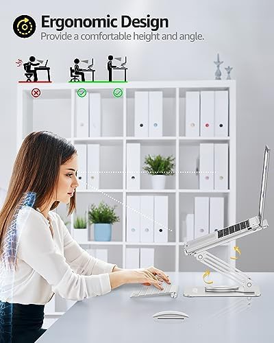 Rotating base ergonomic laptop riser 16 — photo 5