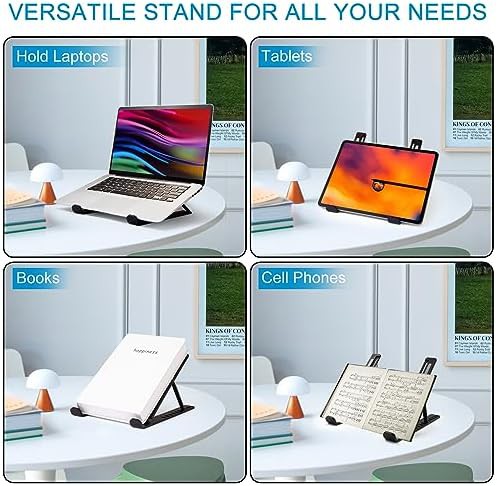 Black Foldable Ventilated Laptop Riser — photo 5