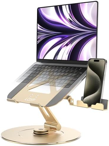 Ultra stable aluminum office riser with phone holder