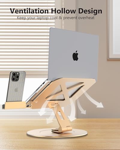 Ultra stable aluminum office riser with phone holder — photo 3