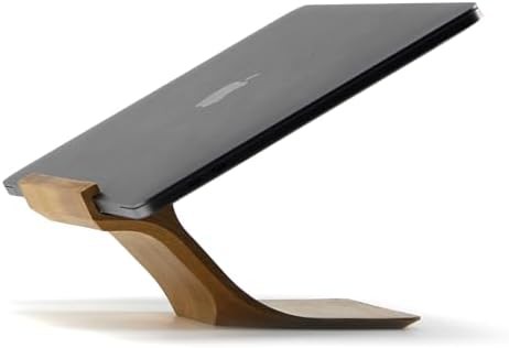 Ergonomic Wooden Laptop Height Riser — photo 4