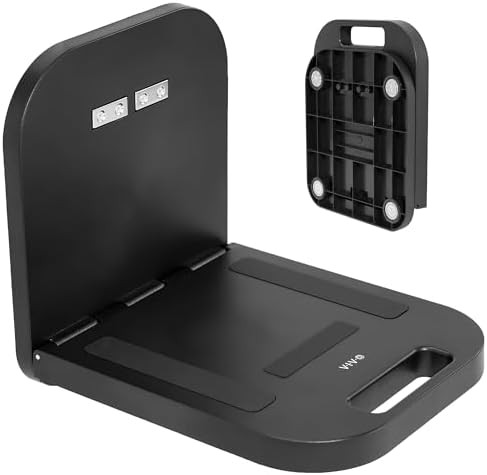 Black magnetic portable laptop workstation