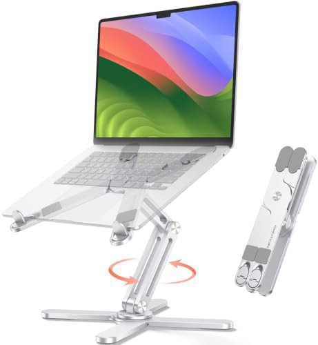 LA10 360 rotating laptop stand riser