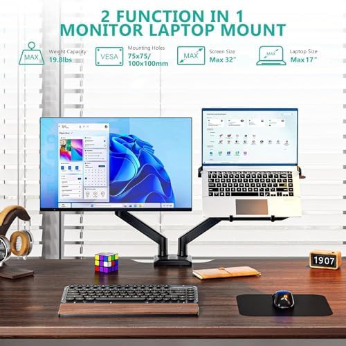 Integrated Laptop and Monitor Stand Riser — photo 3