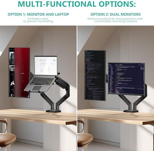 Integrated Laptop and Monitor Stand Riser — photo 5