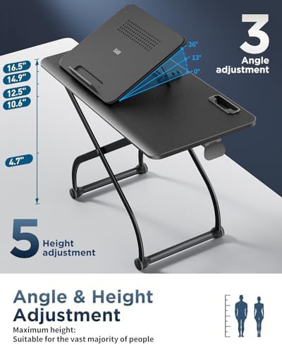Standing Desk Converter and Bed Table — photo 4