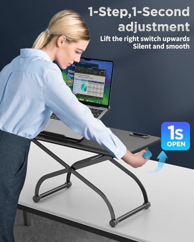 Standing Desk Converter and Bed Tray — photo 3
