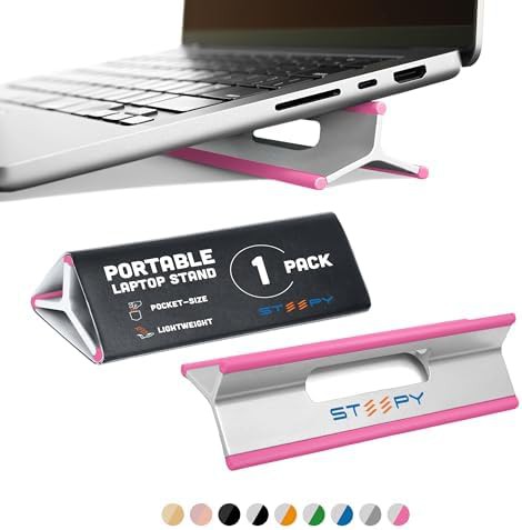 Ergonomic Foldable Cooling Stand for 17 in Laptops