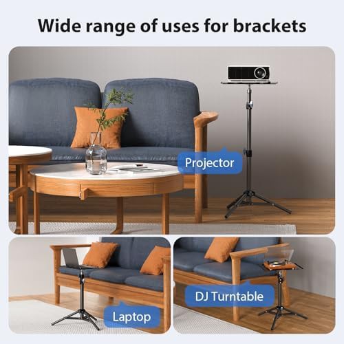 Portable metal foldable projector and laptop tripod stand — photo 5