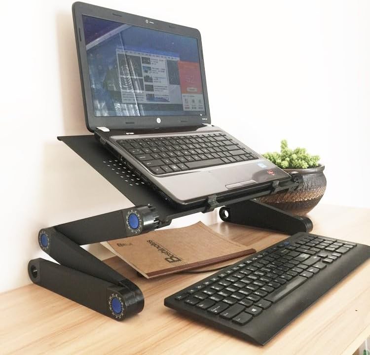 Adjustable Aluminum Lap Desk with Mouse Pad — photo 3