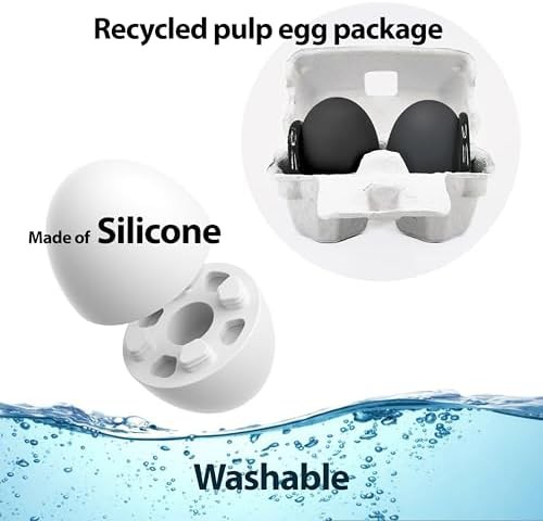Gray silicone egg keyring laptop stand — photo 4