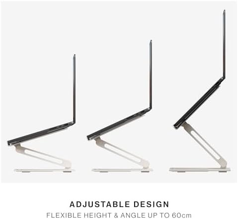 Height adjustable black ergonomic desk stand — photo 4