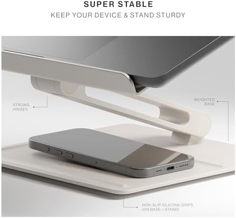 Height adjustable black ergonomic desk stand — photo 5