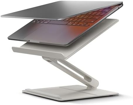 Sandstone adjustable height laptop riser