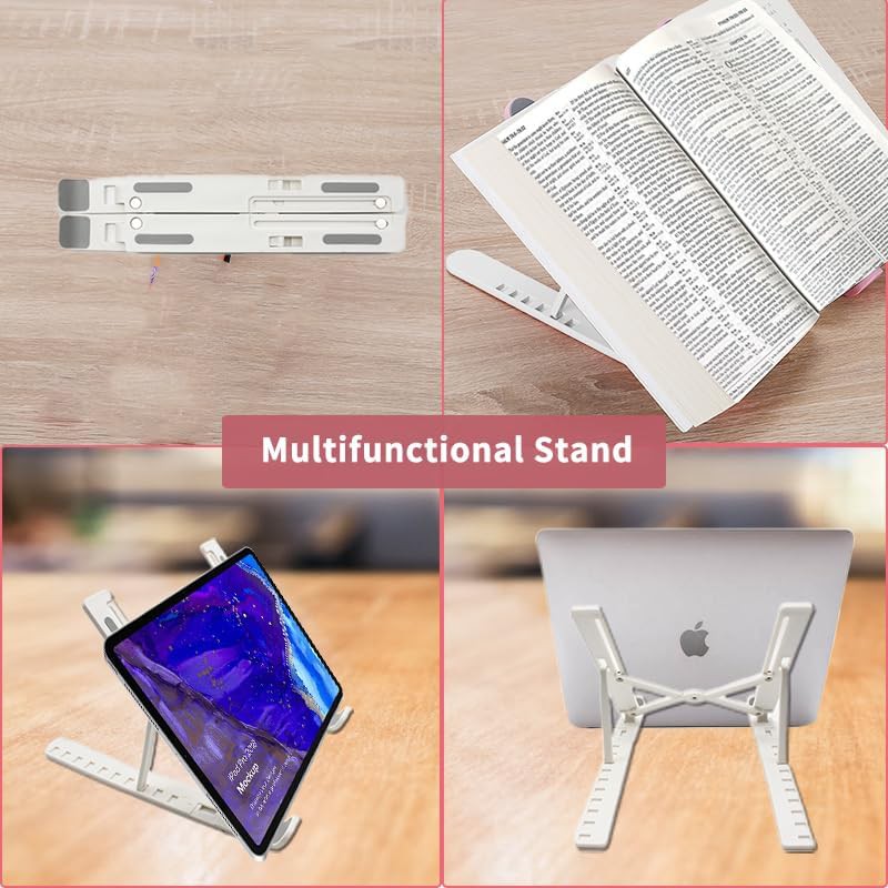 White Travel Riser with Phone Holder — photo 5