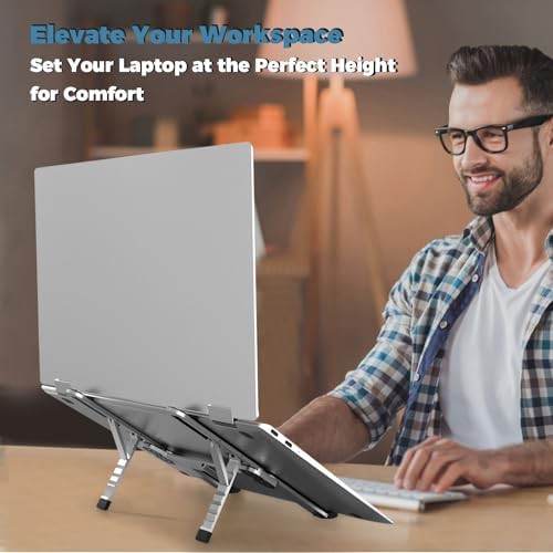 Adjustable height aluminum laptop riser — photo 4