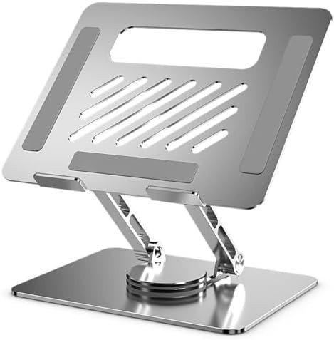 Silver Portable Rotating Stand for Men