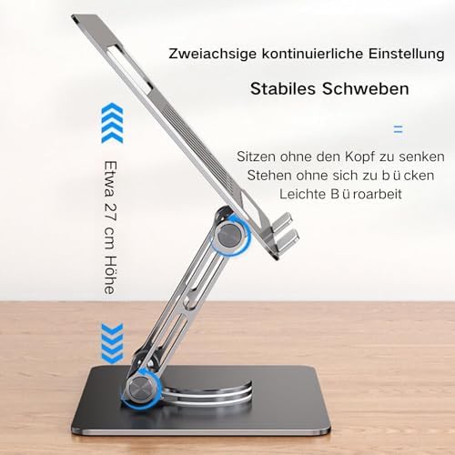 Silver Portable Rotating Stand for Men — photo 4