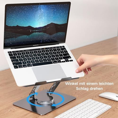 Silver Portable Rotating Stand for Men — photo 5