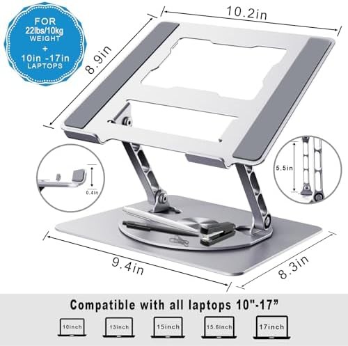 Rotating Aluminum Portable 17 in Stand — photo 5
