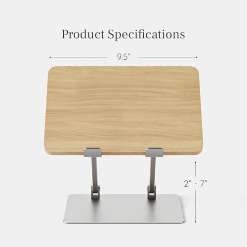 Wooden ergonomic travel laptop stand — photo 3