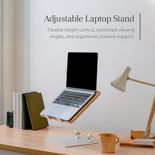 Portable wooden adjustable laptop riser — photo 5